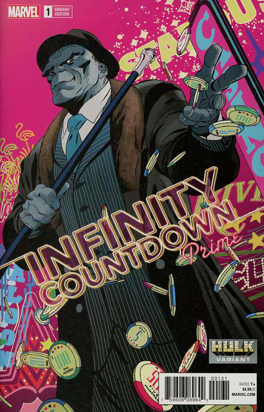 Infinity Countdown Prime #1 Cover B Variant Marcos Martin Hulk Smash Cover (Marvel Legacy Tie-In)