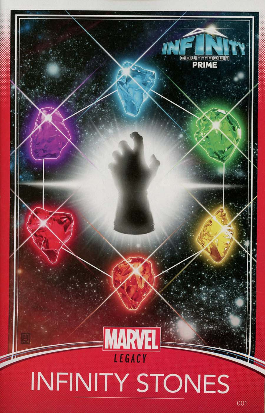 Infinity Countdown Prime #1 Cover C Variant John Tyler Christopher Trading Card Cover (Marvel Legacy Tie-In)