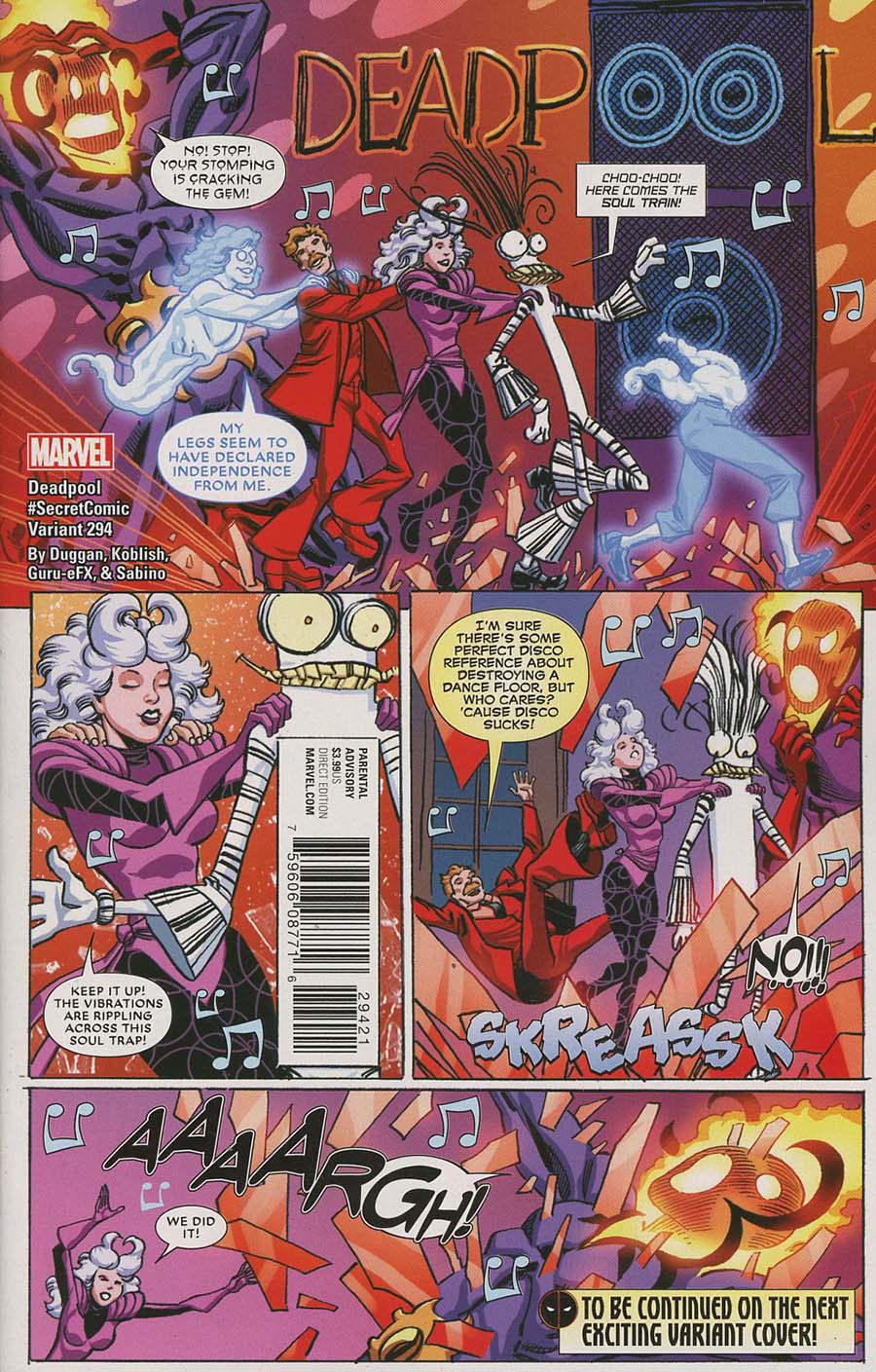 Despicable Deadpool #294 Cover C Variant Scott Koblish Secret Comic Cover (Marvel Legacy Tie-In)