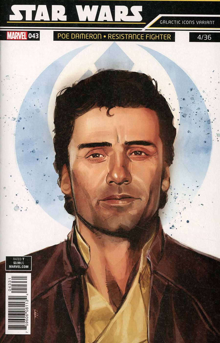 Star Wars Vol 4 #43 Cover B Variant Rod Reis Galactic Icon Cover