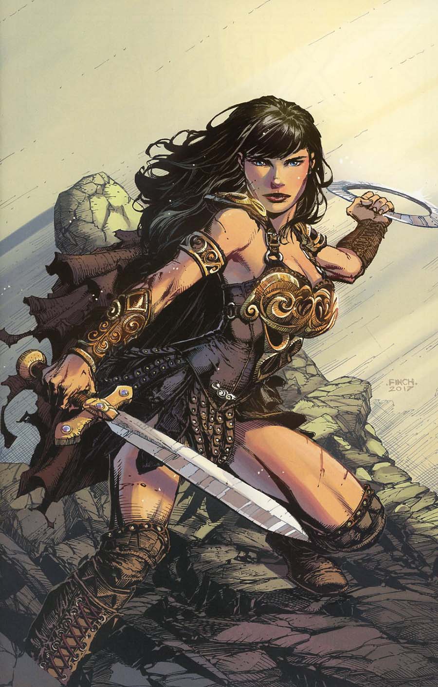 Xena Vol 2 #1 Cover D Incentive David Finch Virgin Cover