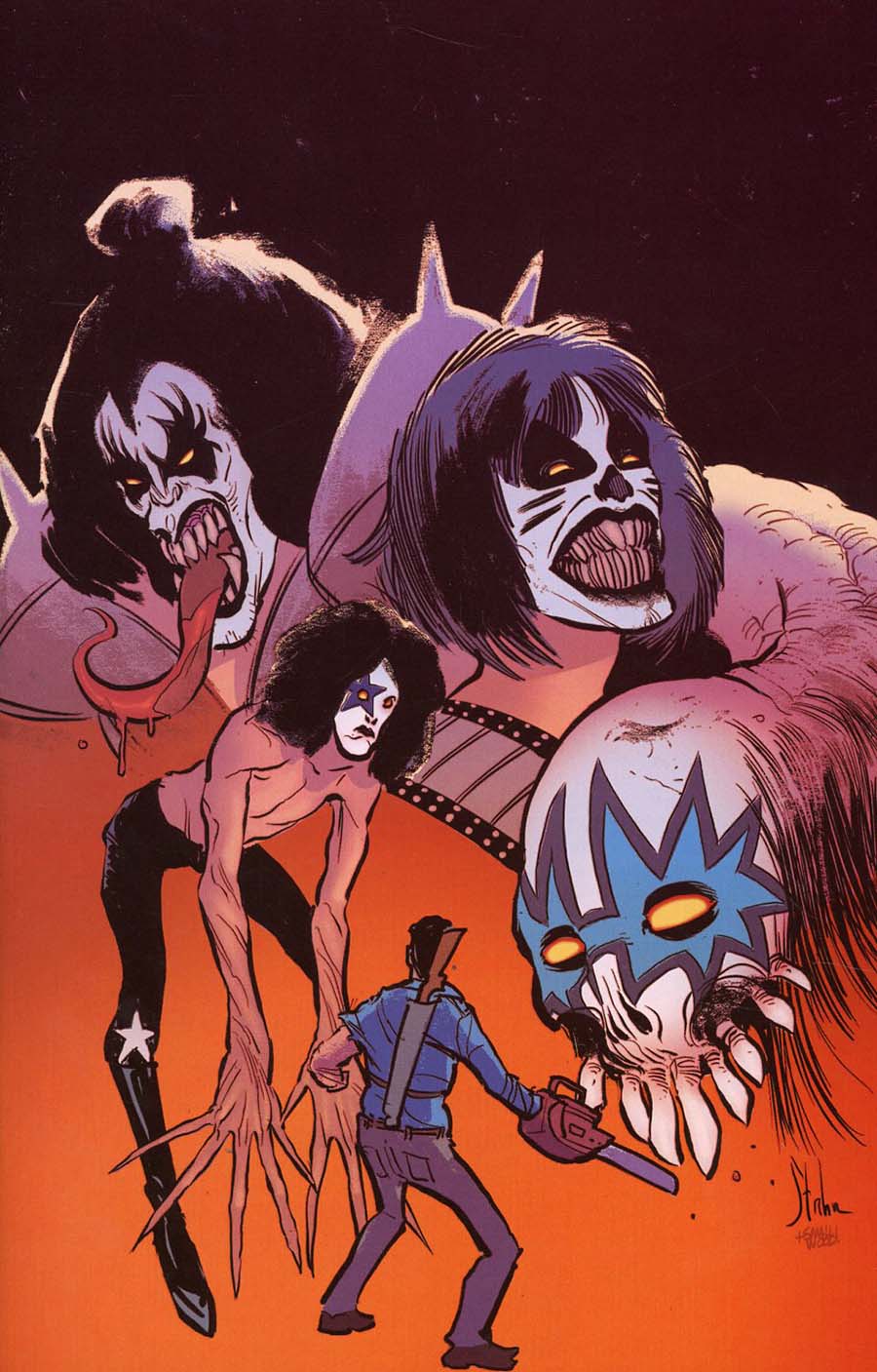KISS Army Of Darkness #1 Cover G Incentive Kyle Strahm Virgin Cover
