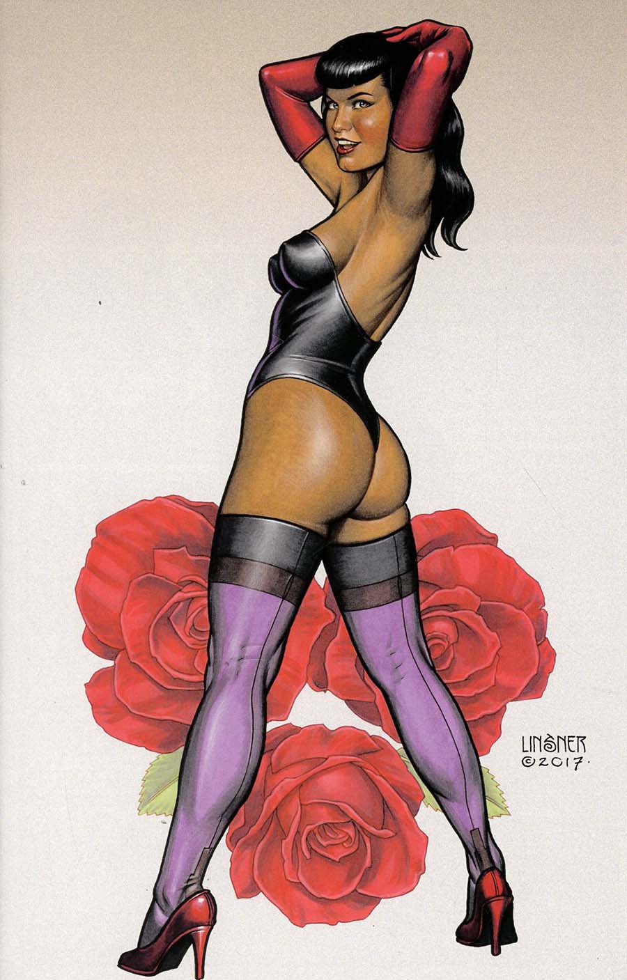 Bettie Page #8 Cover E Incentive Joseph Michael Linsner Virgin Cover