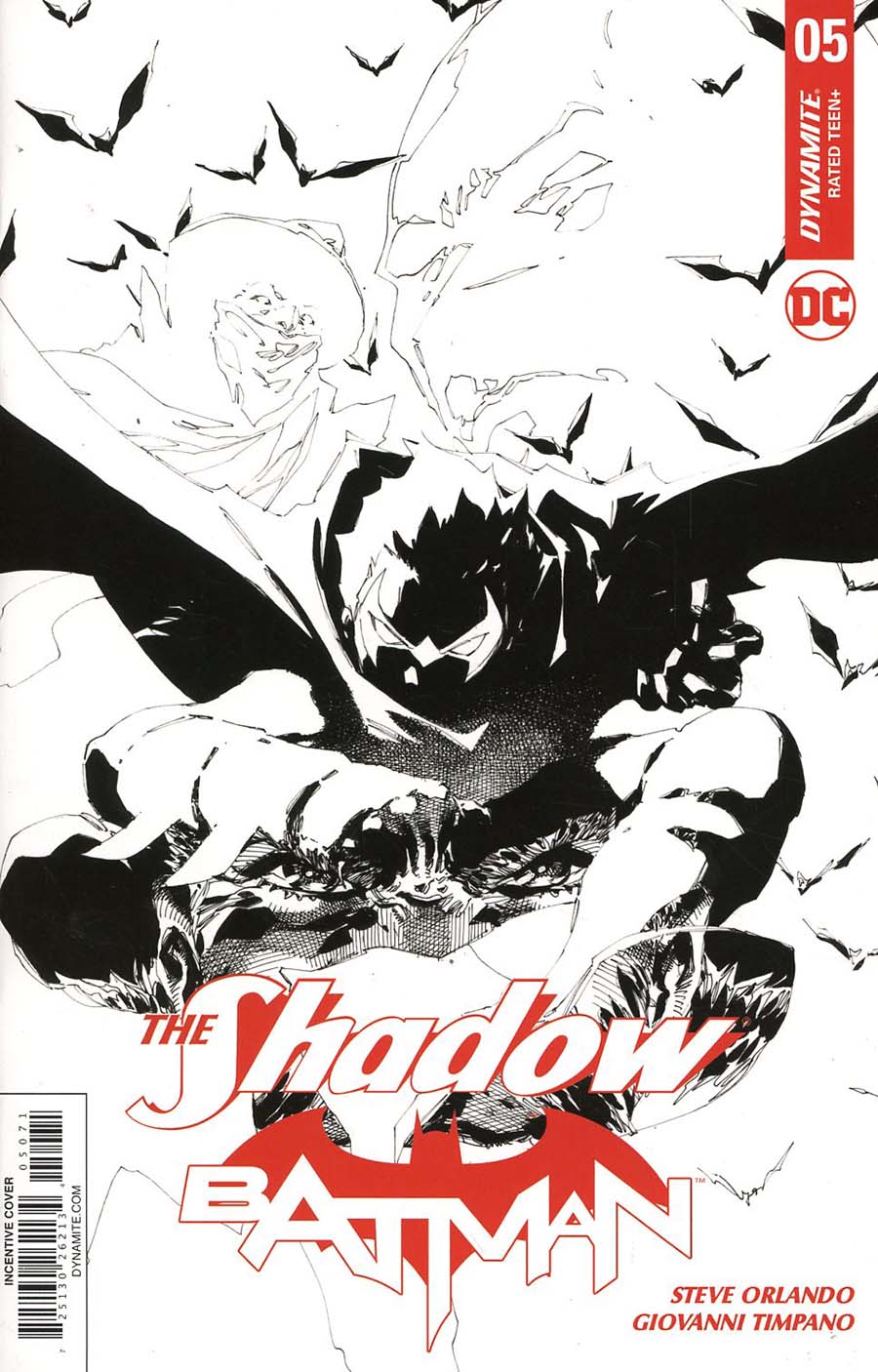 Shadow Batman #5 Cover G Incentive Philip Tan Black & White Cover