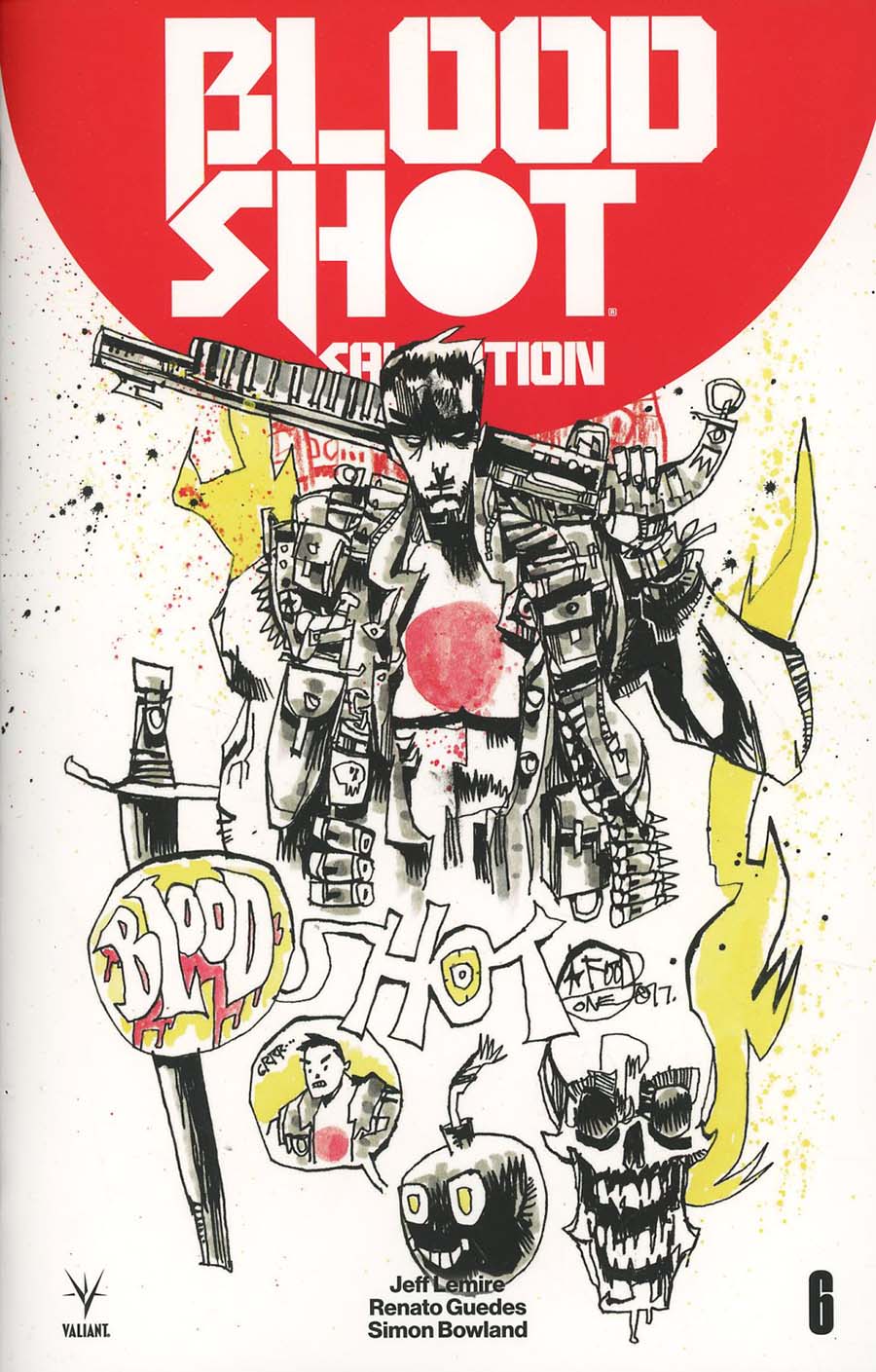 Bloodshot Salvation #6 Cover F Incentive Jim Mahfood Bloodshot Icon Variant Cover