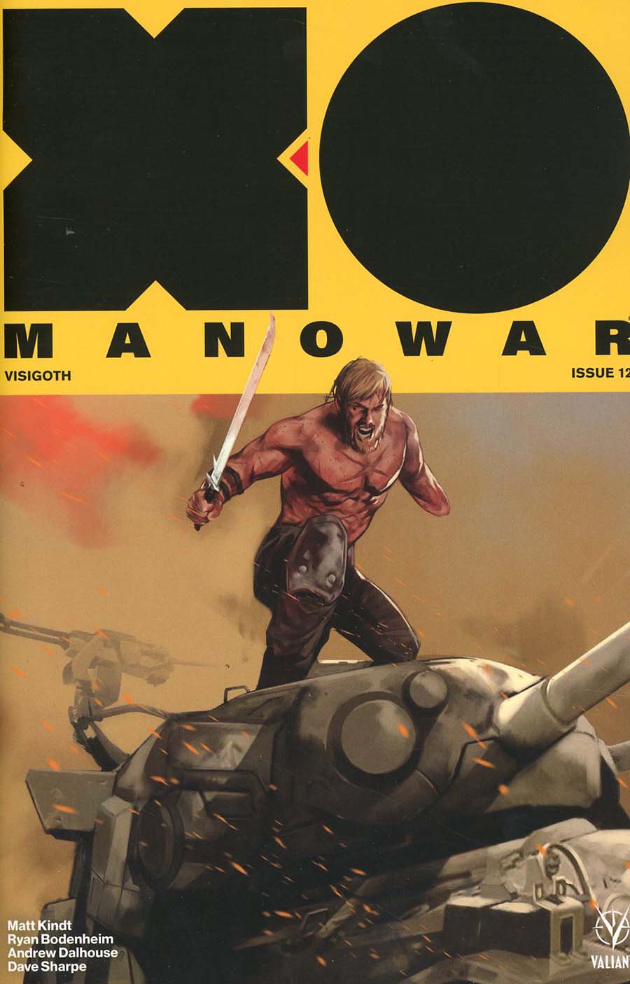 X-O Manowar Vol 4 #12 Cover E Incentive Ben Oliver X-O Manowar Icon Variant Cover