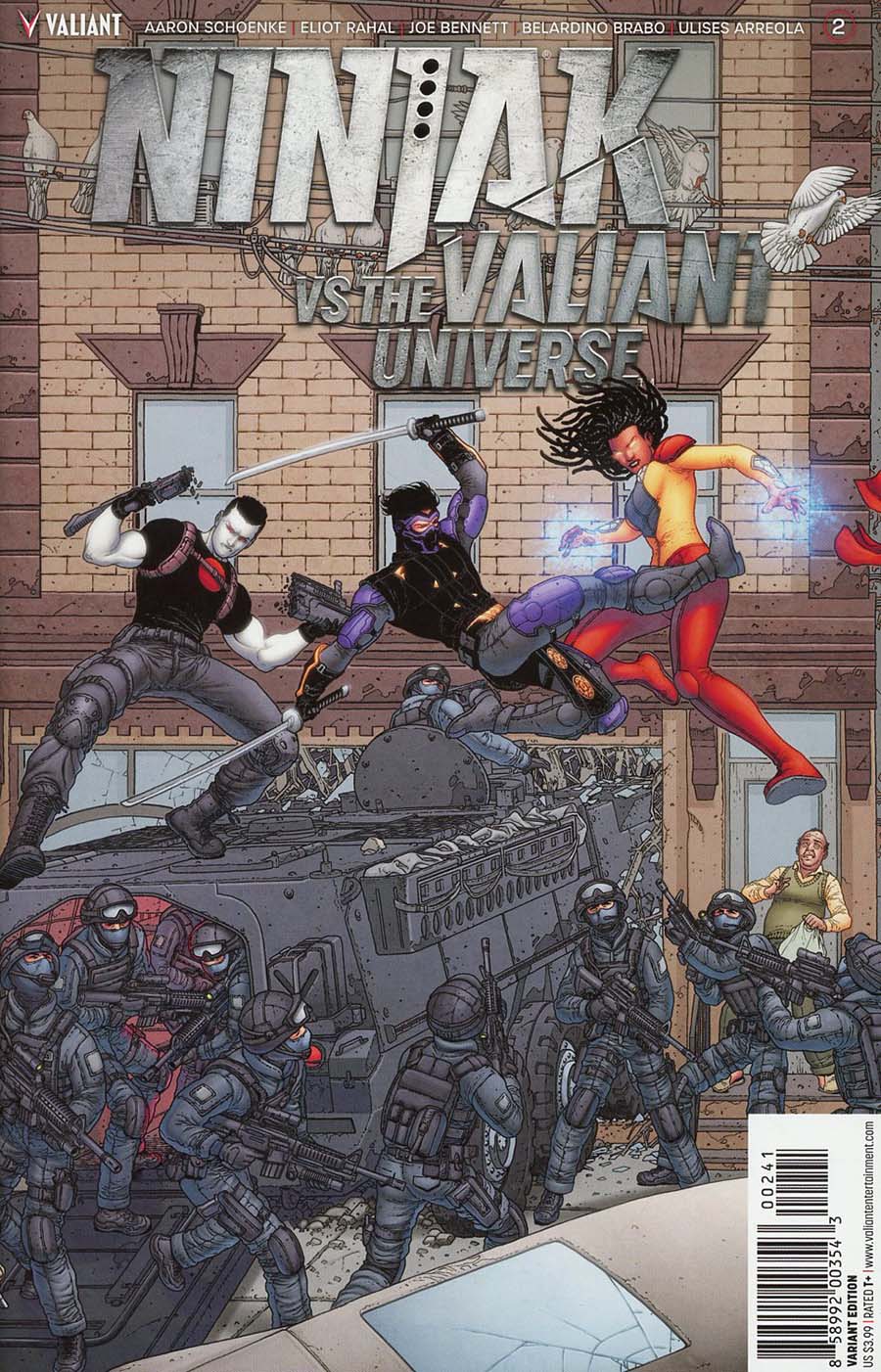 Ninjak vs The Valiant Universe #2 Cover D Incentive Francis Portela Interlocking Variant Cover