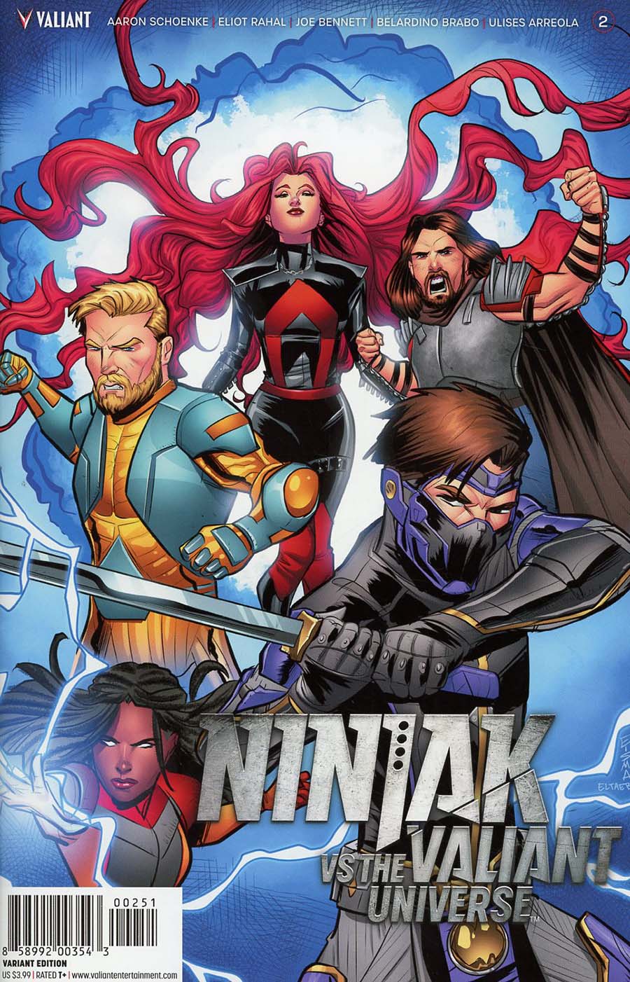 Ninjak vs The Valiant Universe #2 Cover E Incentive Joe Eisma Variant Cover