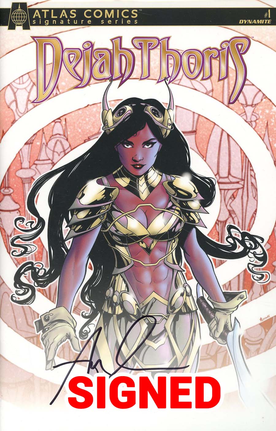 Dejah Thoris Vol 2 #1 Cover K Variant Atlas Comics Signature Series Signed By Amy Chu