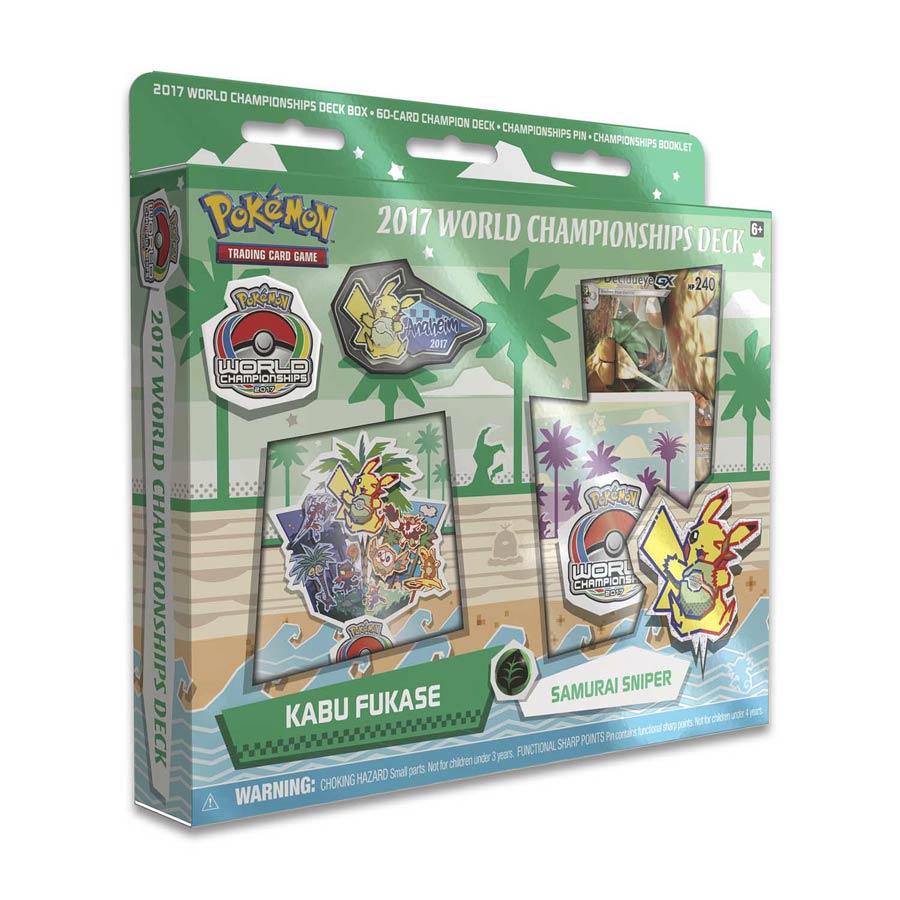 Pokemon TCG 2017 World Championships Deck - Kabu Fukase Samurai Sniper