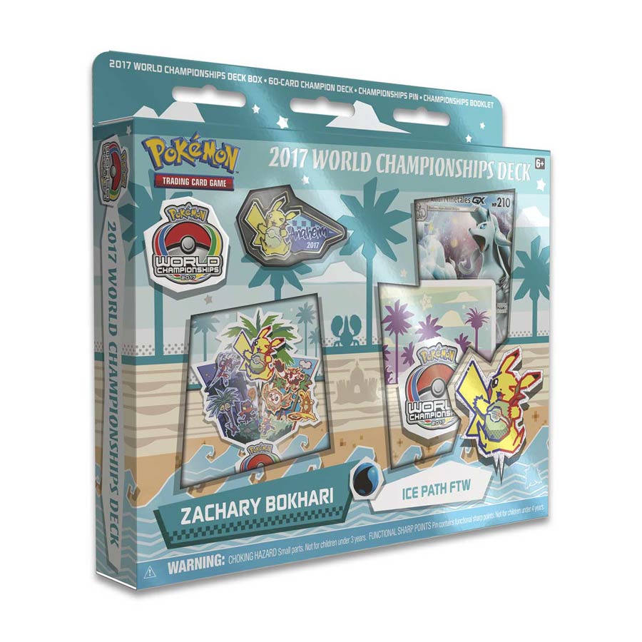 Pokemon TCG 2017 World Championships Deck - Zachary Bokhari Ice Path FTW