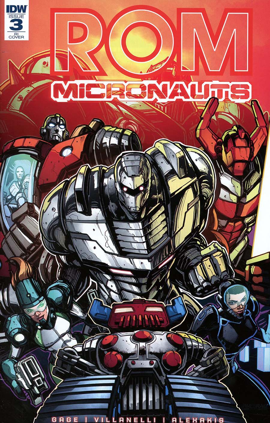 ROM And The Micronauts #3 Cover C Incentive James Raiz Variant Cover