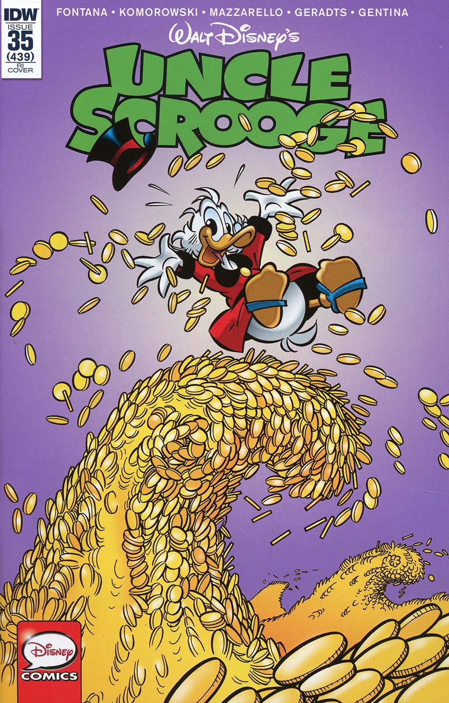 Uncle Scrooge Vol 2 #35 Cover C Incentive Jonathan Gray Variant Cover