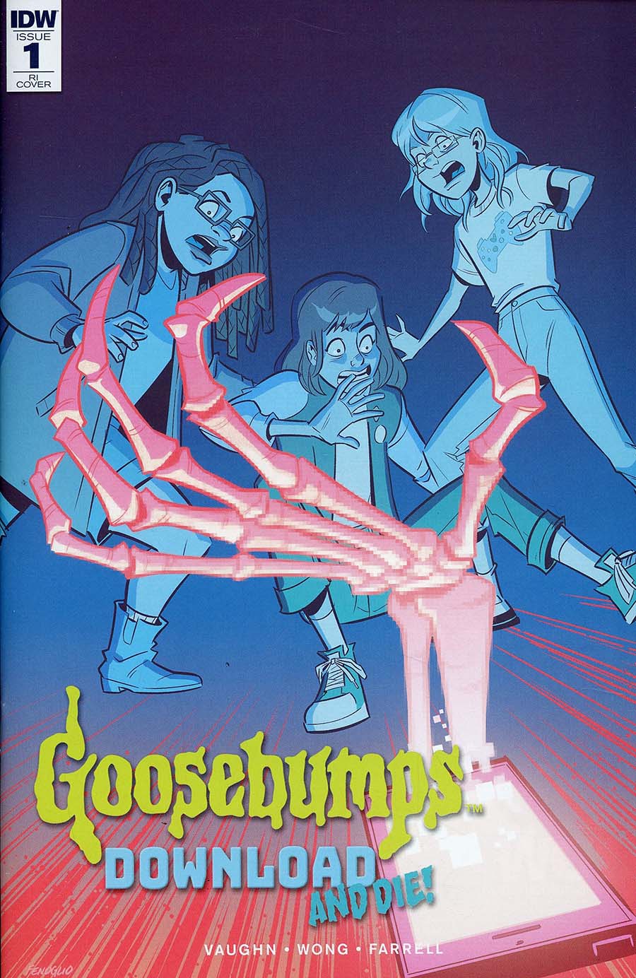 Goosebumps Download And Die #1 Cover C Incentive Chris Fenoglio Variant Cover