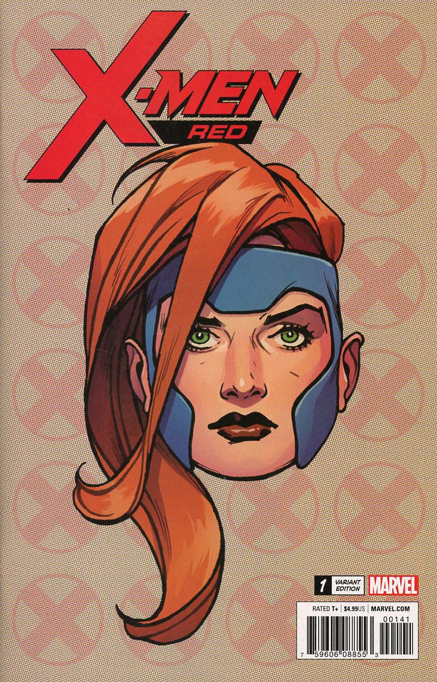 X-Men Red #1 Cover E Incentive Travis Charest Legacy Headshot Variant Cover (Marvel Legacy Tie-In)