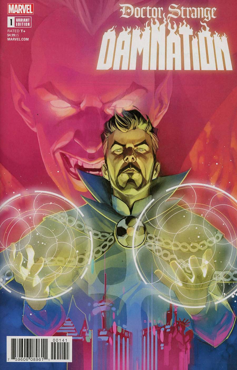 Doctor Strange Damnation #1 Cover F Incentive Phil Noto Variant Cover (Marvel Legacy Tie-In)