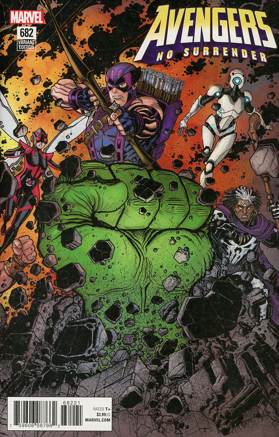 Avengers Vol 6 #682 Cover B Incentive Nick Bradshaw Connecting Variant Cover (4 Of 4)(No Surrender Part 8)(Marvel Legacy Tie-In)