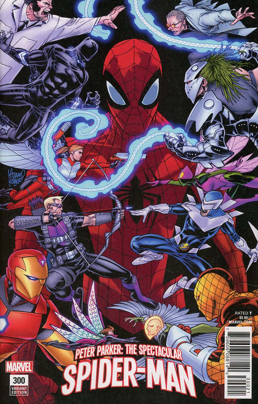 Peter Parker Spectacular Spider-Man #300 Cover E Incentive Adam Kubert Variant Cover (Marvel Legacy Tie-In)