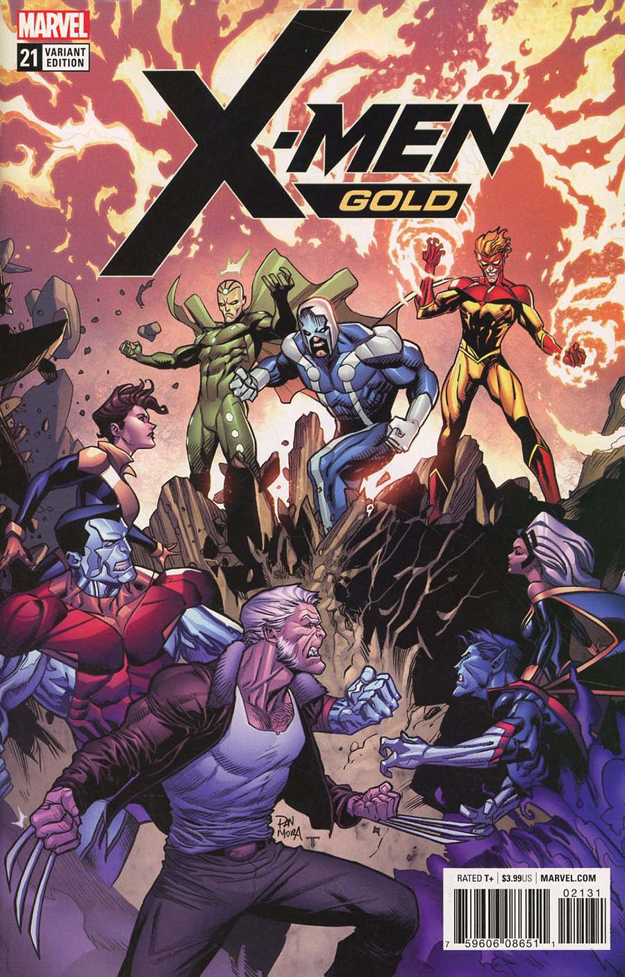 X-Men Gold #21 Cover C Incentive Dan Mora Variant Cover (Marvel Legacy Tie-In)