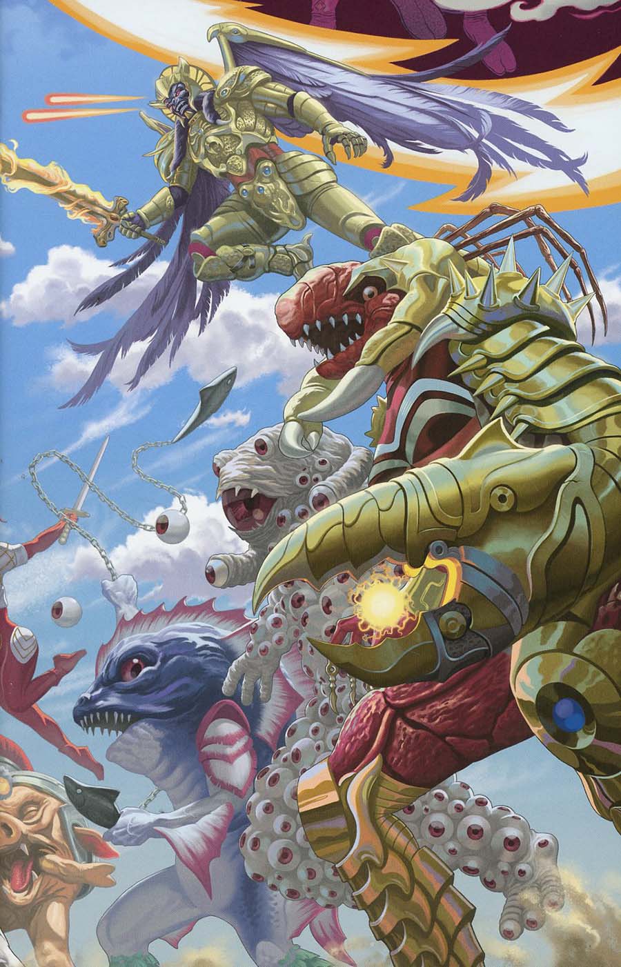 Mighty Morphin Power Rangers (BOOM Studios) #24 Cover C Incentive Steve Morris Connecting Virgin Variant Cover