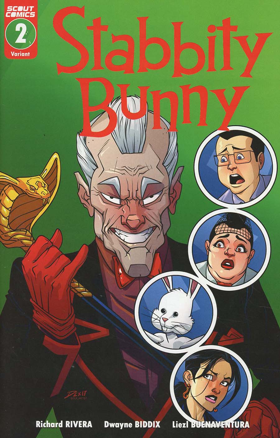 Stabbity Bunny #2 Cover B Incentive Dwayne Biddix Variant Cover
