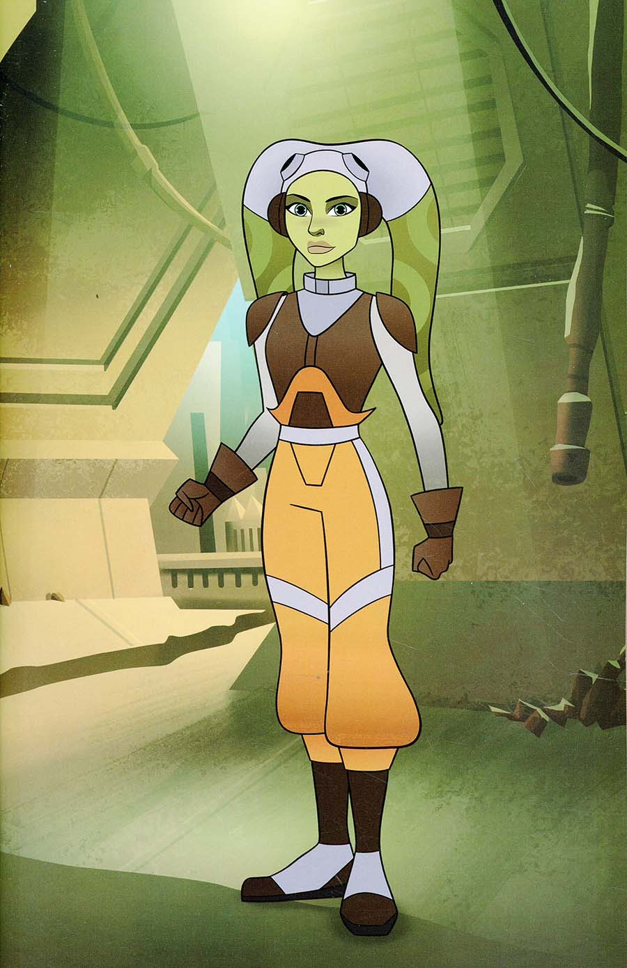 Star Wars Adventures Forces Of Destiny Hera Cover C Incentive Animation Cell Variant Cover