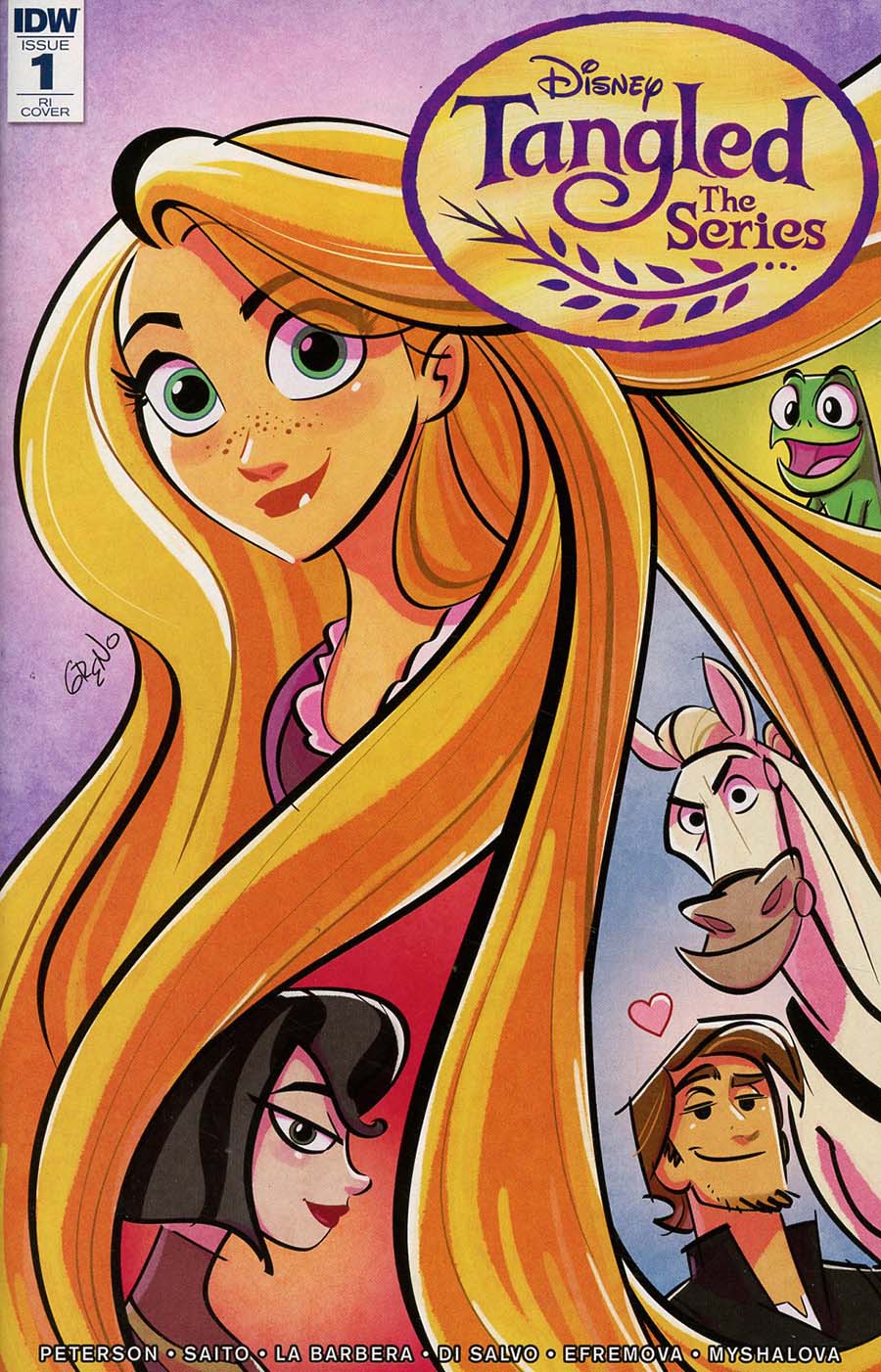 Tangled The Series #1 Cover C Incentive Nathan Greno Variant Cover