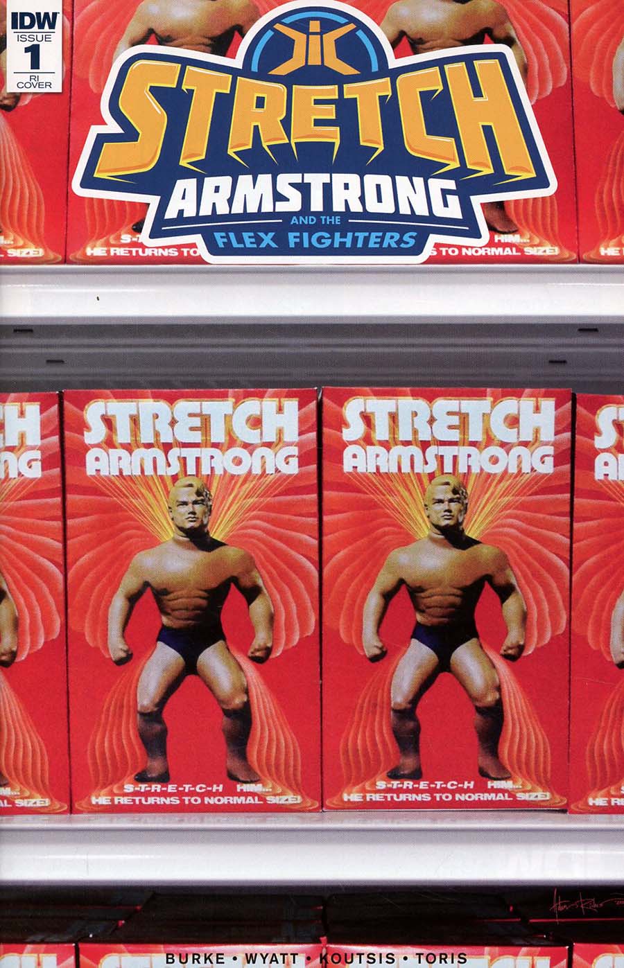 Stretch Armstrong And The Flex Fighters #1 Cover C Incentive Adam Riches Variant Cover