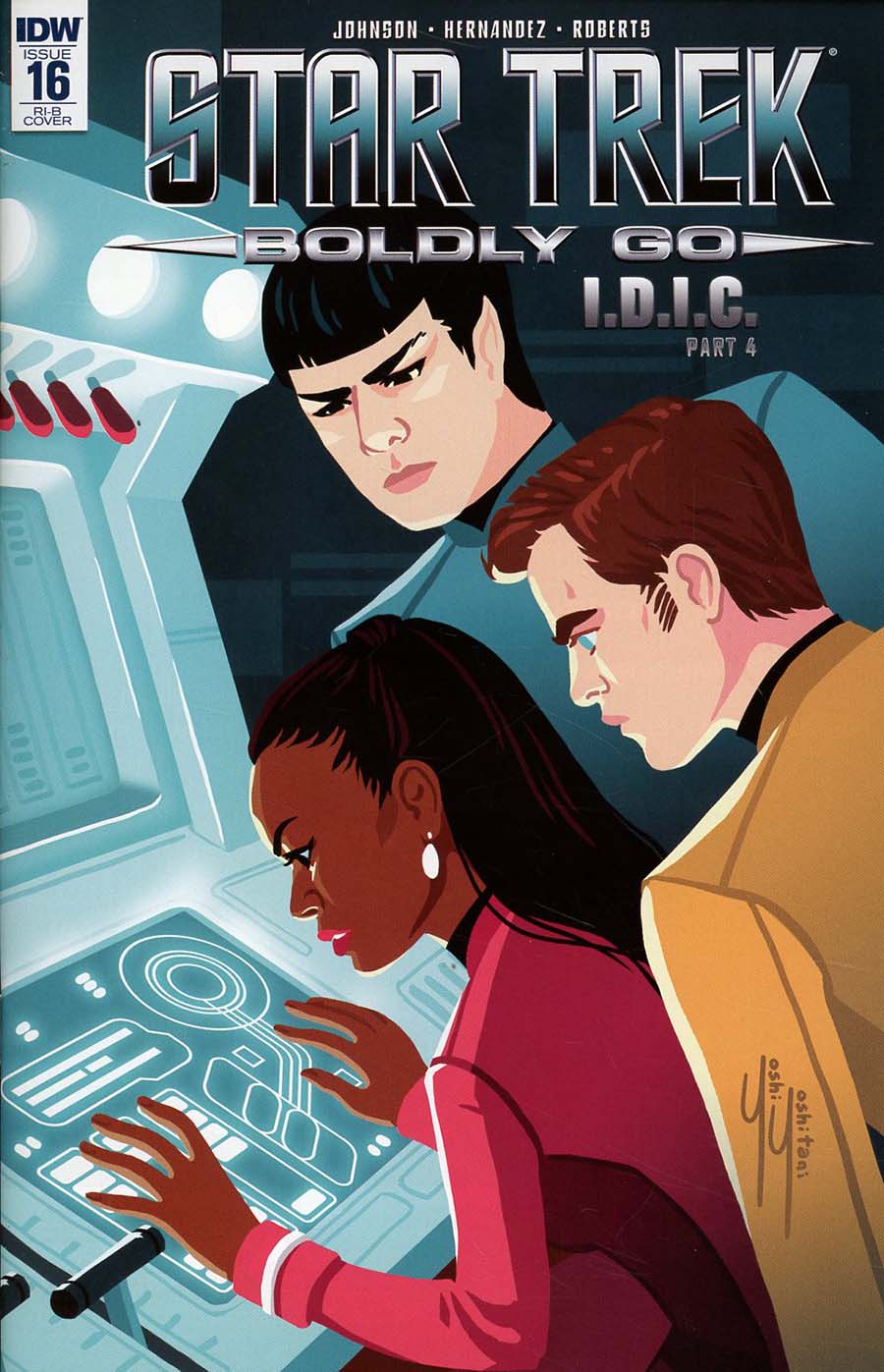 Star Trek Boldly Go #16 Cover D Incentive Yoshi Yoshitani Variant Cover
