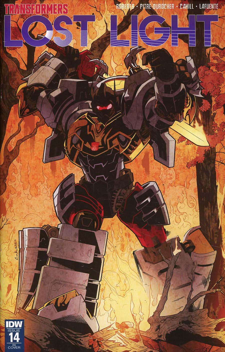 Transformers Lost Light #14 Cover C Incentive Brendan Cahill Variant Cover
