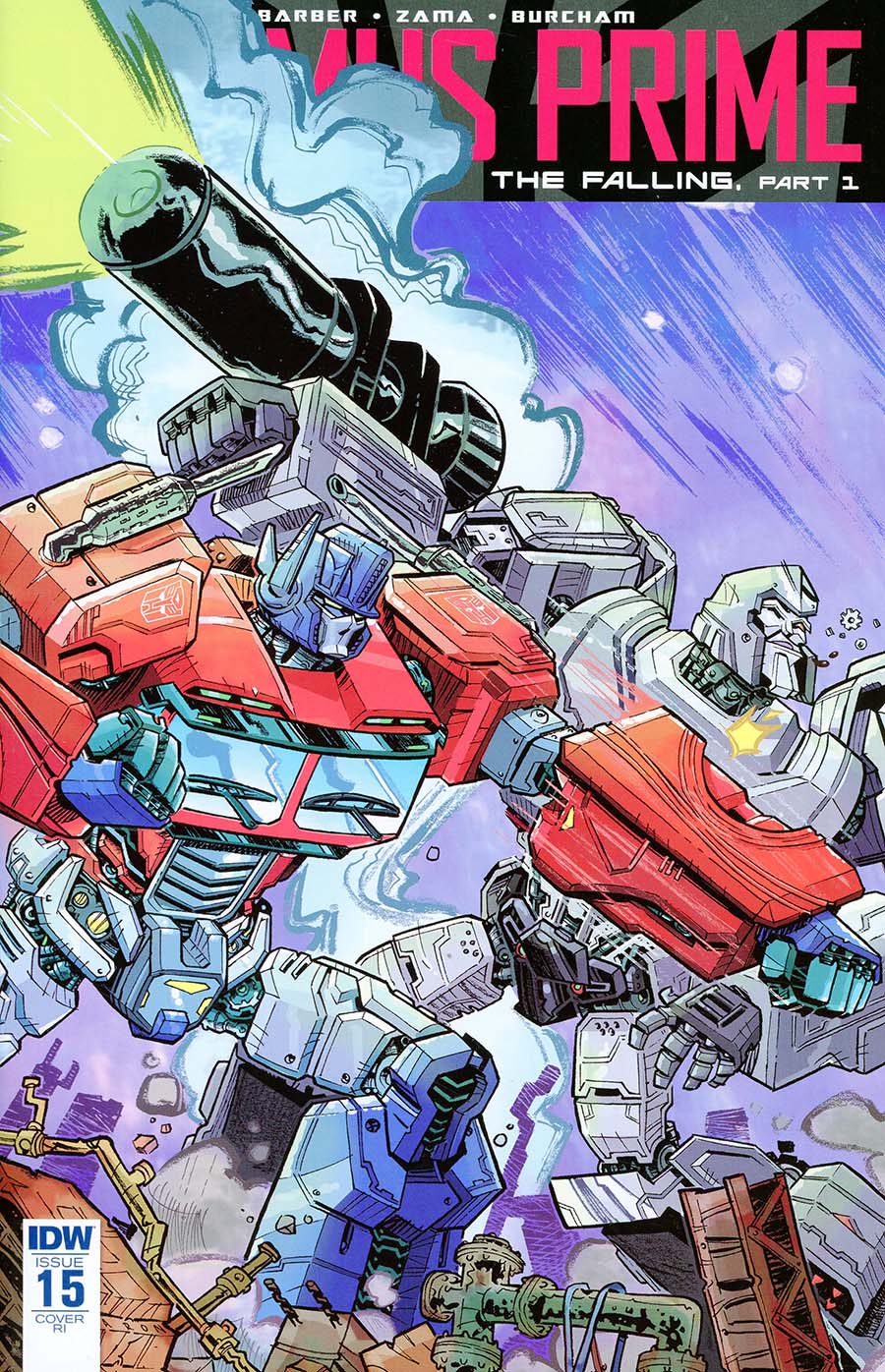 Optimus Prime #15 Cover C Incentive Brendan Cahill Variant Cover