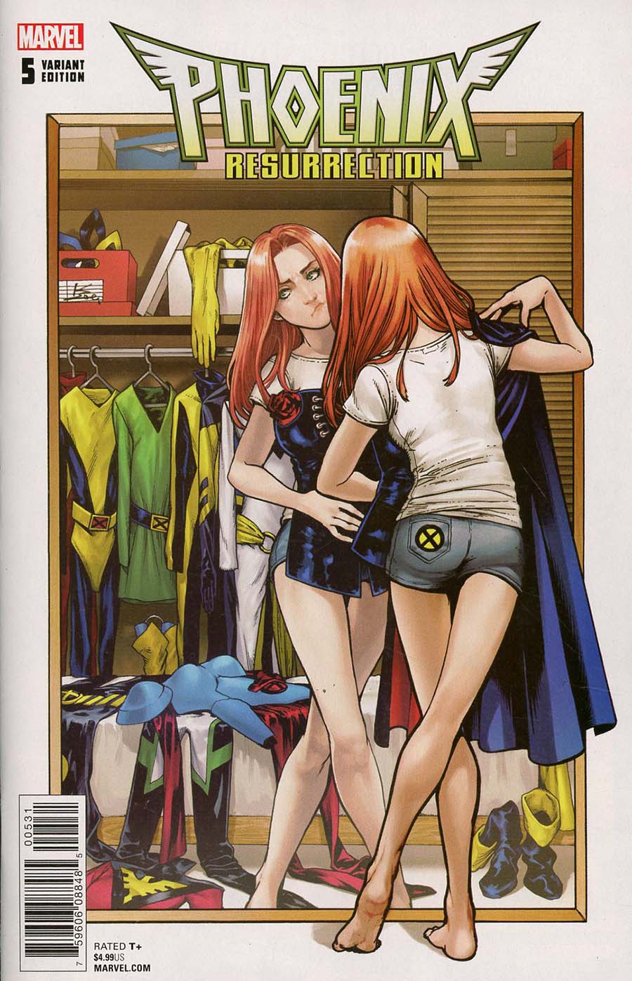 Phoenix Resurrection Return Of (Adult) Jean Grey #5 Cover D Incentive Kamome Shirahama Variant Cover (Marvel Legacy Tie-In)