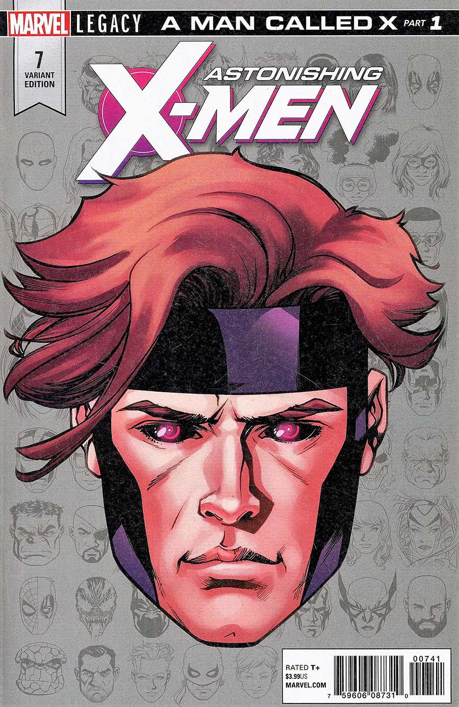 Astonishing X-Men Vol 4 #7 Cover E Incentive Mike McKone Legacy Headshot Variant Cover (Marvel Legacy Tie-In)