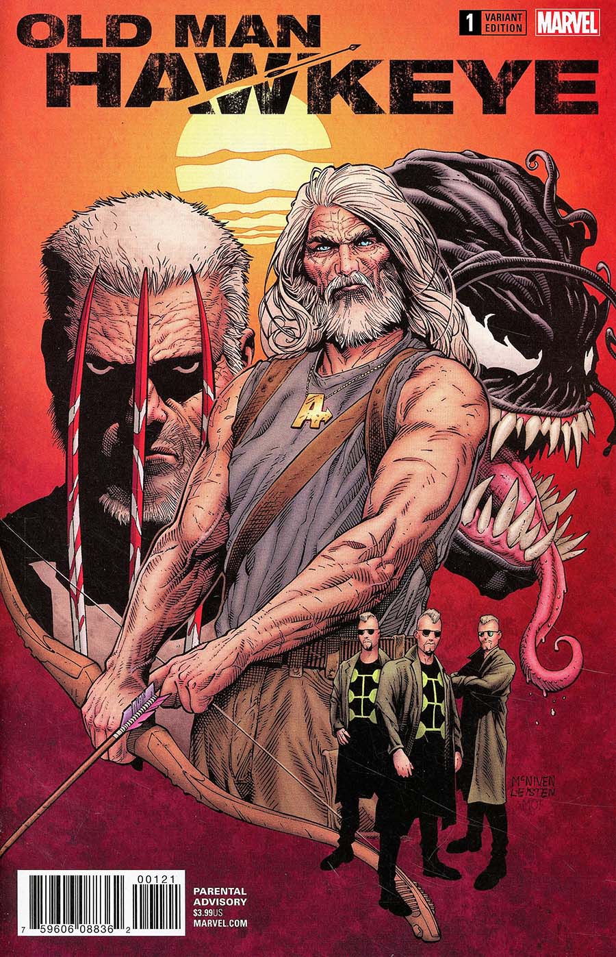 Old Man Hawkeye #1 Cover F Incentive Steve McNiven Color Variant Cover (Marvel Legacy Tie-In)
