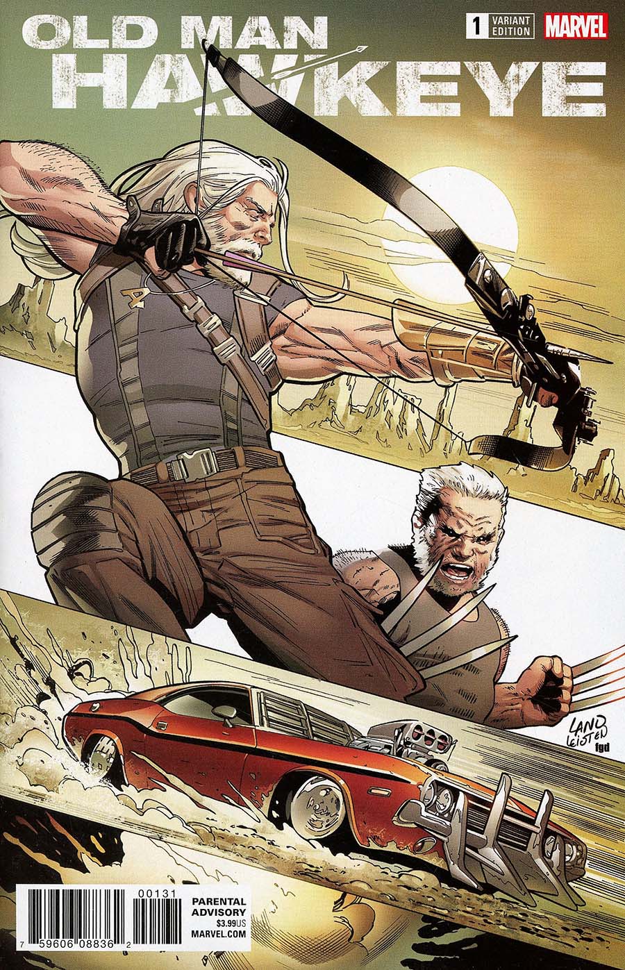 Old Man Hawkeye #1 Cover E Incentive Greg Land Variant Cover (Marvel Legacy Tie-In)