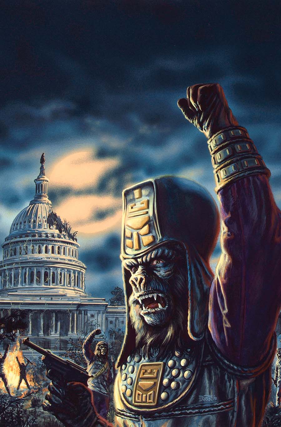 Planet Of The Apes Ursus #1 Cover E Incentive Bob Larkin Unpublished Magazine Virgin Variant Cover