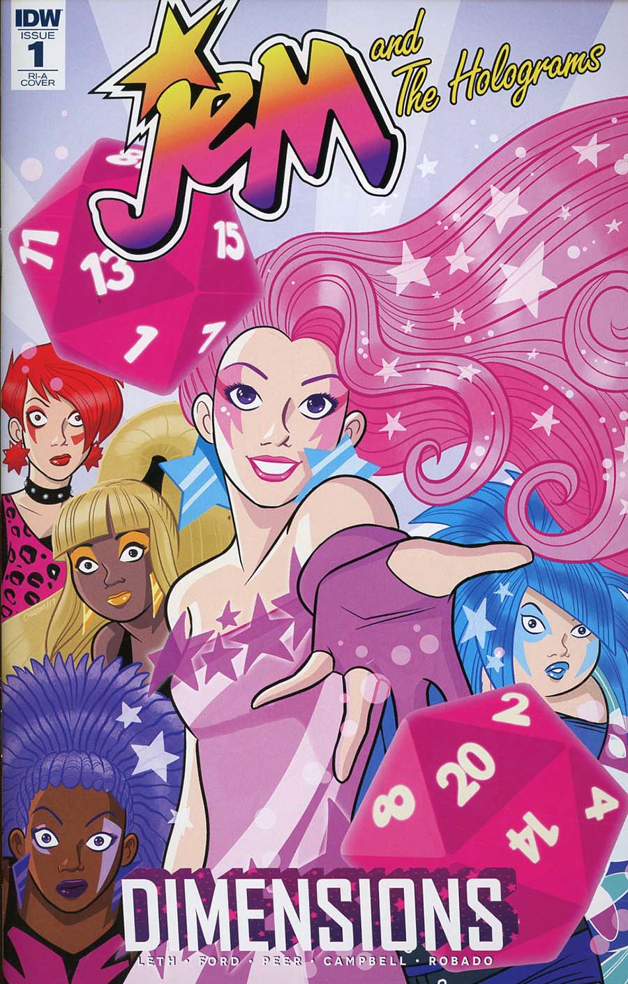 Jem And The Holograms Dimensions #1 Cover C Incentive Derek Charm Variant Cover