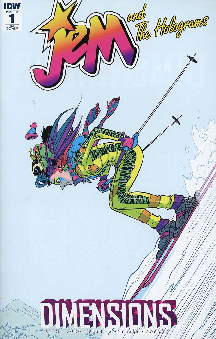 Jem And The Holograms Dimensions #1 Cover D Incentive Sophie Campbell Variant Cover