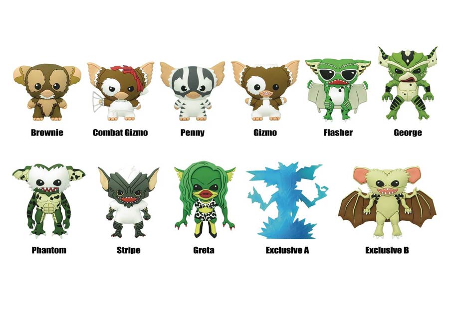 Gremlins Laser Cut Figural Keyring Series 2 Blind Mystery Box