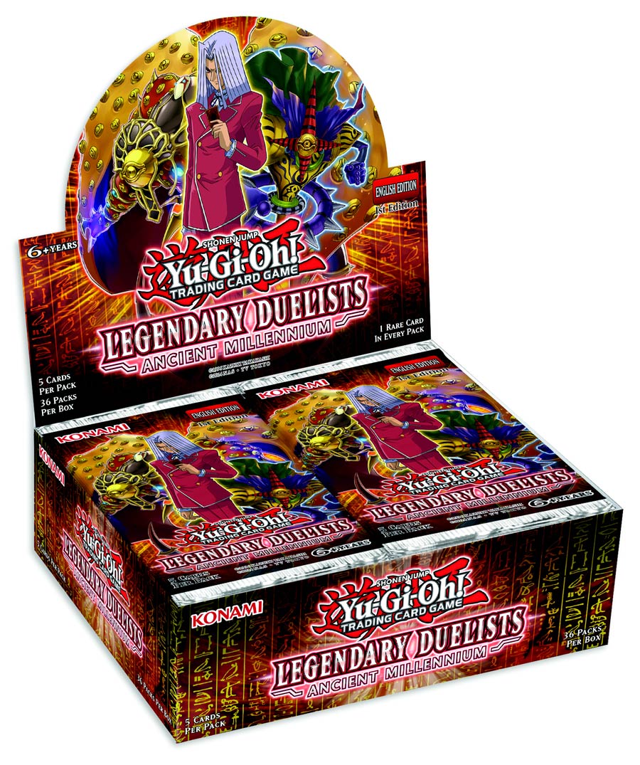 Yu-Gi-Oh Legendary Duelist Ancient Millennium Booster Display Of 36 Packs