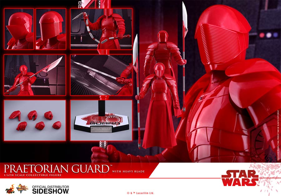 Star Wars Episode VIII The Last Jedi Praetorian Guard With Heavy Blade 11.81-Inch Action Figure