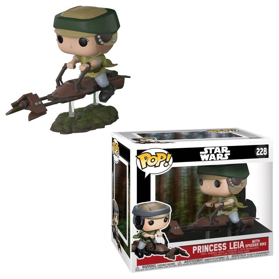 POP Star Wars 228 Return Of The Jedi Leia On Speeder Bike Vinyl Bobble Head