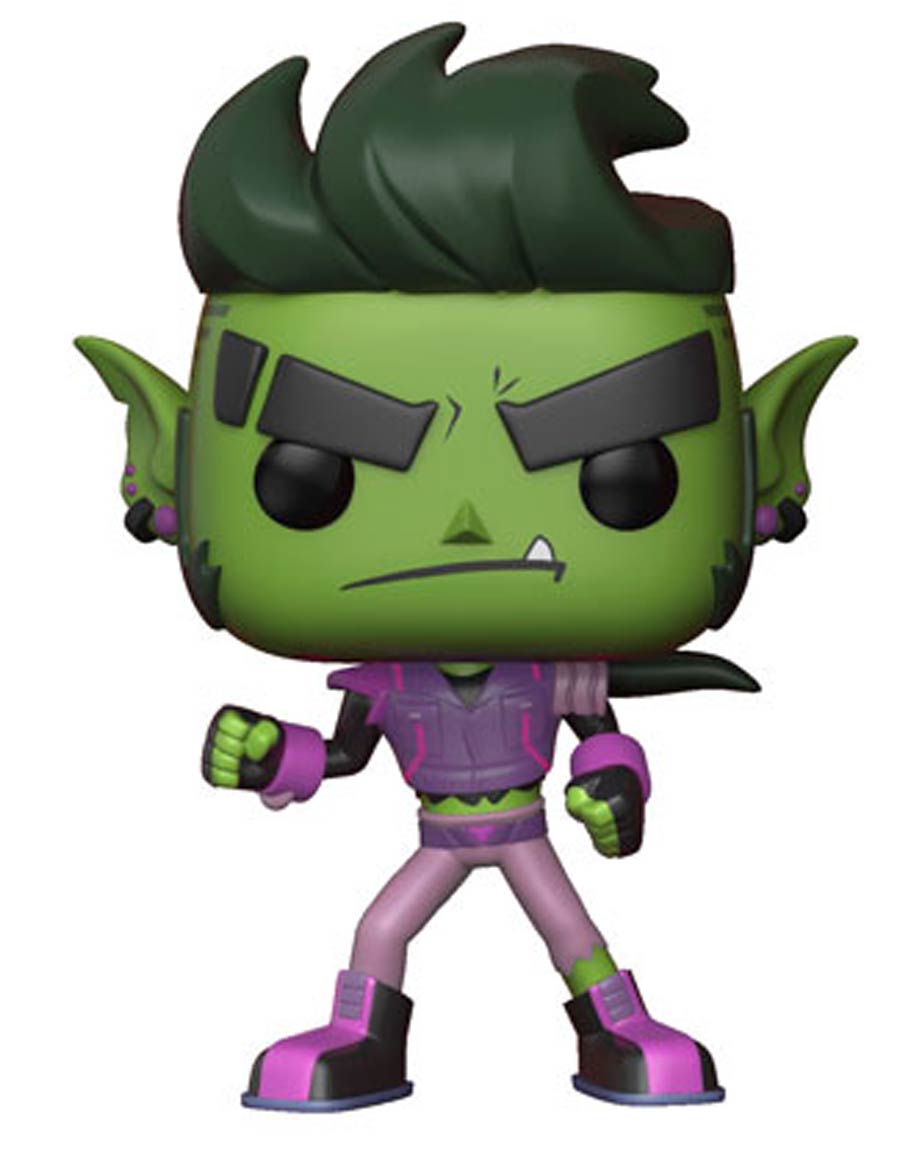 POP Television Teen Titans Go The Night Begins To Shine Beast Boy Vinyl Figure