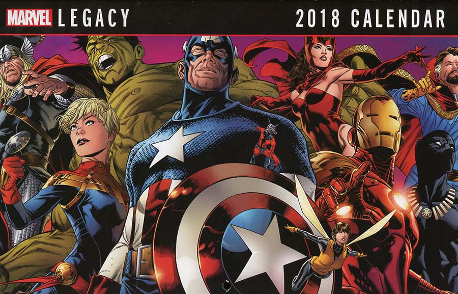 Marvel 2018 Calendar