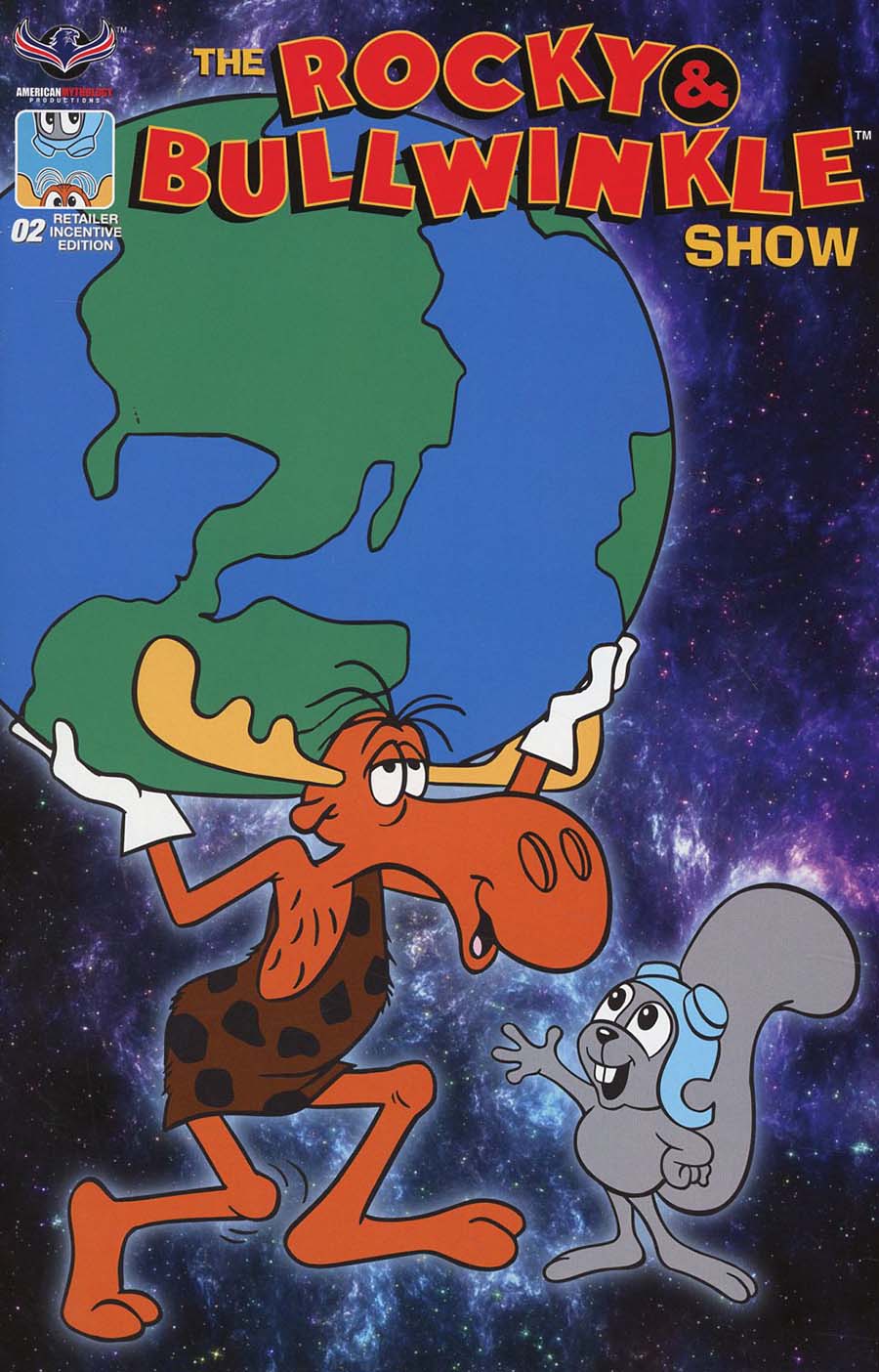 Rocky & Bullwinkle Show #2 Cover D Incentive Retro Animation Variant Cover