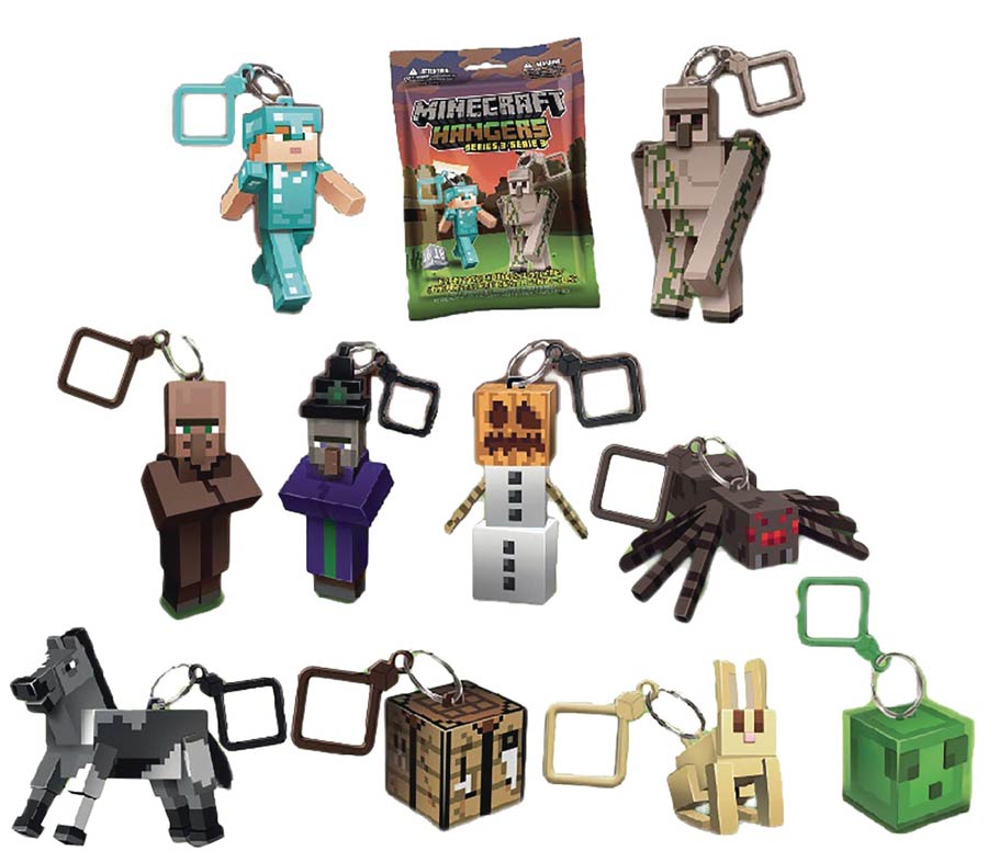Minecraft Action Figure Hanger Series 3 Blind Mystery Box