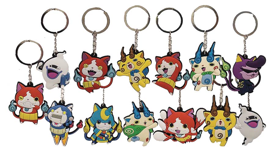 Yo-Kai Watch 2D Laser Cut Keychain Blind Mystery Box