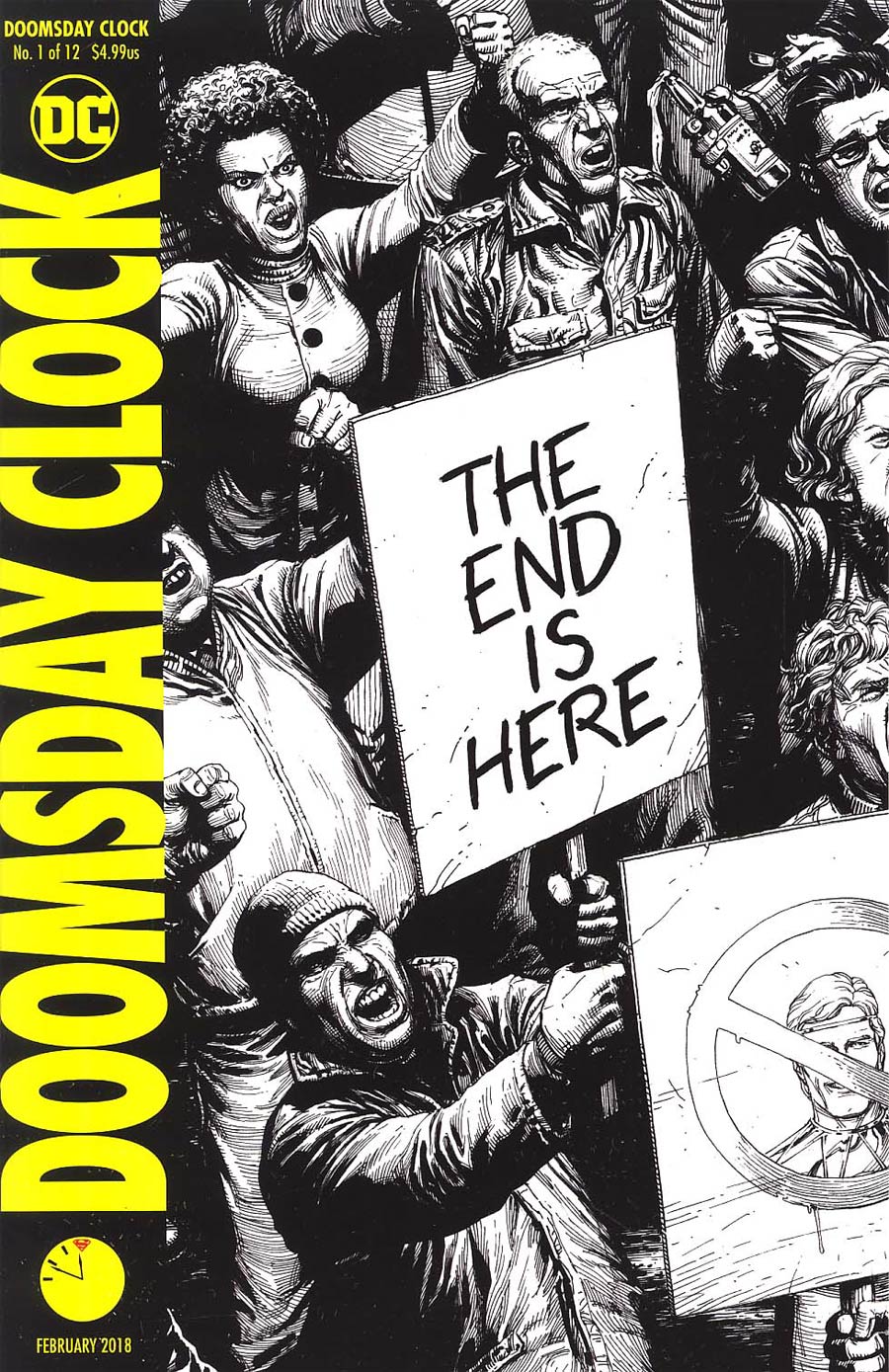 Doomsday Clock #1 Cover H 2nd Ptg