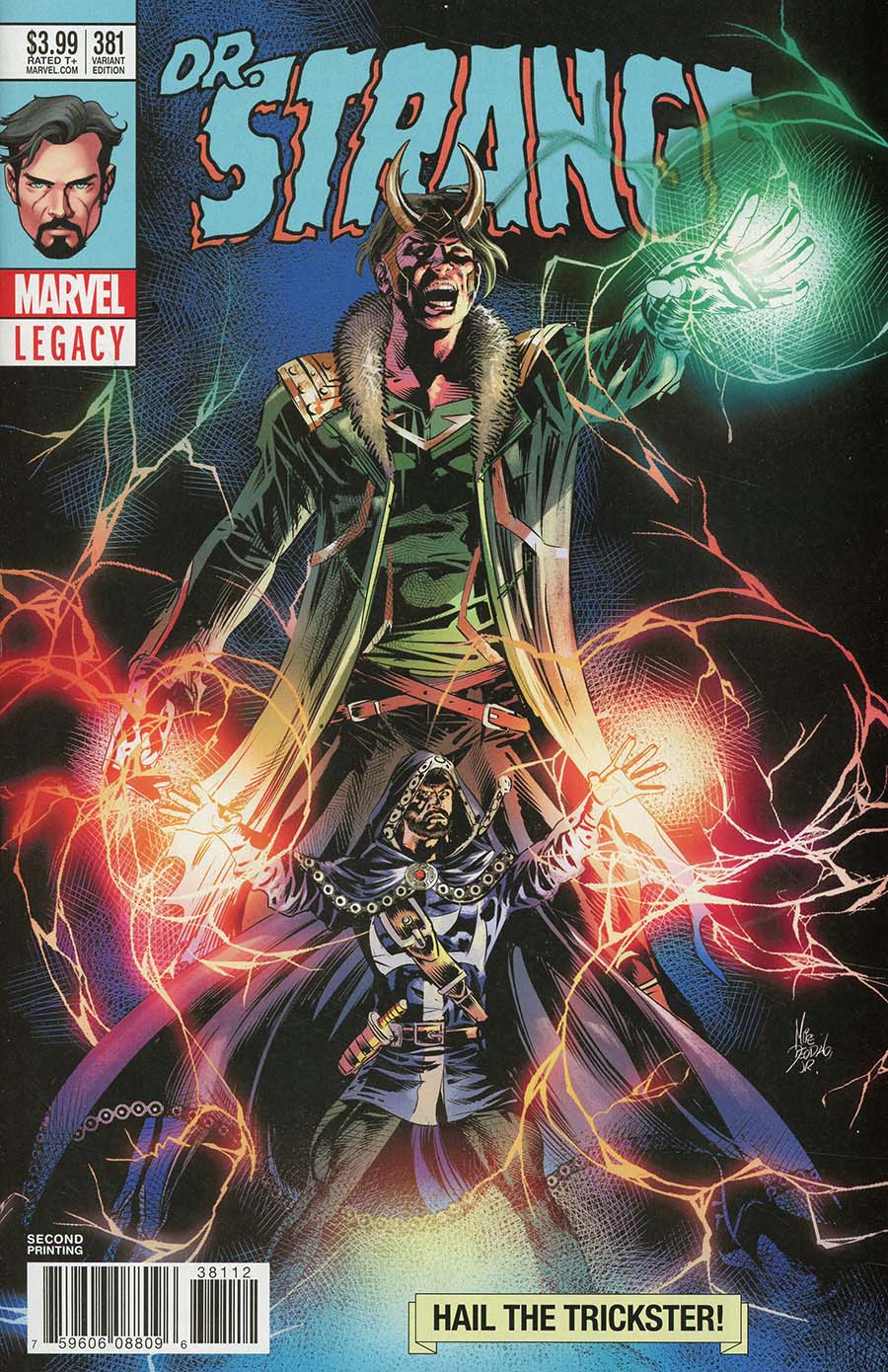 Doctor Strange Vol 4 #381 Cover G 2nd Ptg Variant Mike Deodato Jr Cover (Marvel Legacy Tie-In)