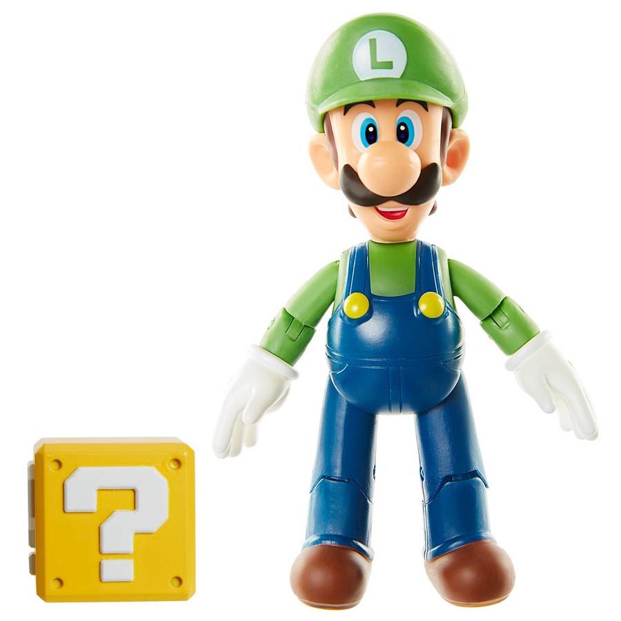 World Of Nintendo 4-Inch Action Figure Wave 11 - Luigi